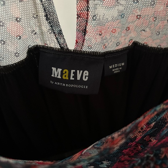 Maeve Ruched Floral Maxi Dress - Picture 4 of 6